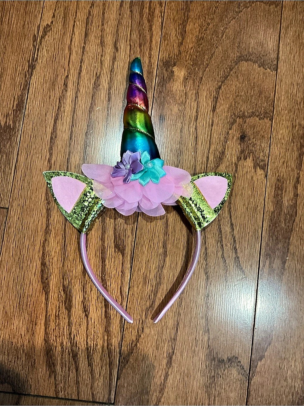 Unicorn Headband in Pink & Multicolor Like New